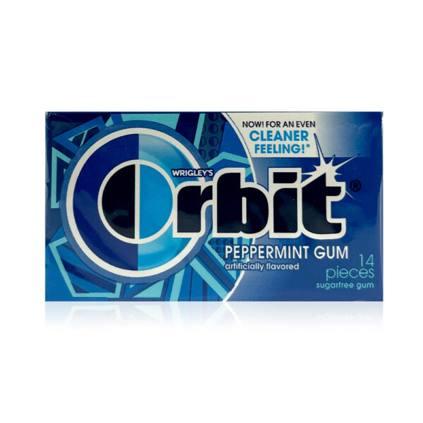 ORBIT CHEWING GUM PEPERMINT 12CT
