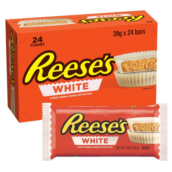 REESE'S  WHITE CREME PEANUT BUTTER CUP 24CT