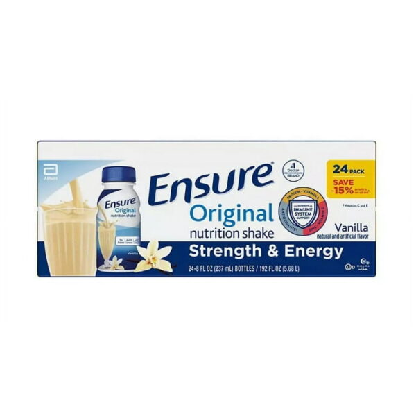 ENSURE  NUTRITION SHAKE VANILLA  24CT