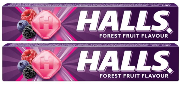 EUR XX HALLS Forest Fruit COUGH DROP 20ct