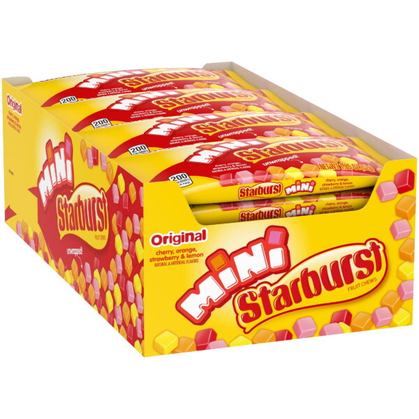 STARBURST MINI'S ORIGINAL FRUIT CHEWS 1.85OZ 24CT