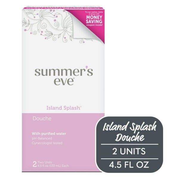 SUMMER'S EVE DOUCHE Island Splash 4.5OZ 2PK