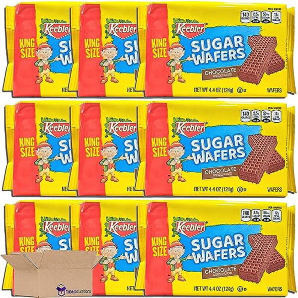 Keebler Sugar Wafers Chocolate King Size12ct