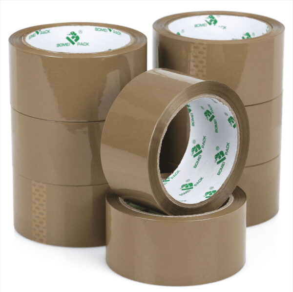 BROWN PACKING TAPE 10 YA    6PK