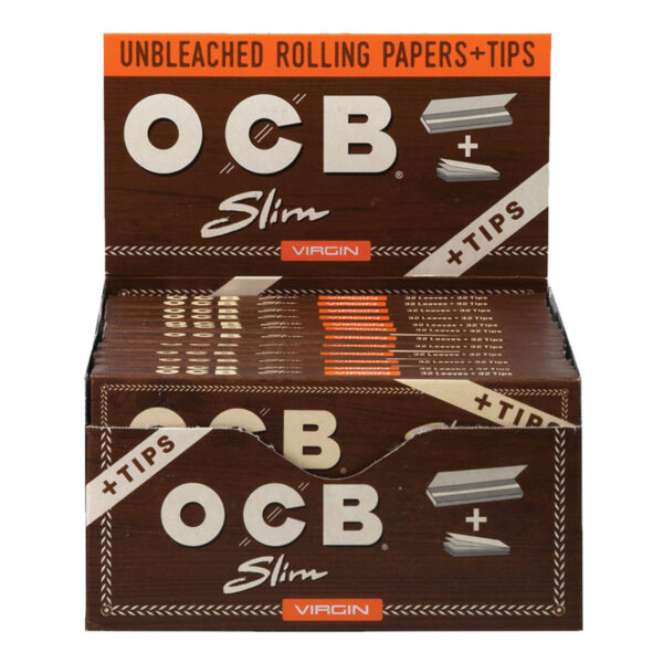 OCB  Slim Premium Paper With TIPS 24 CT
